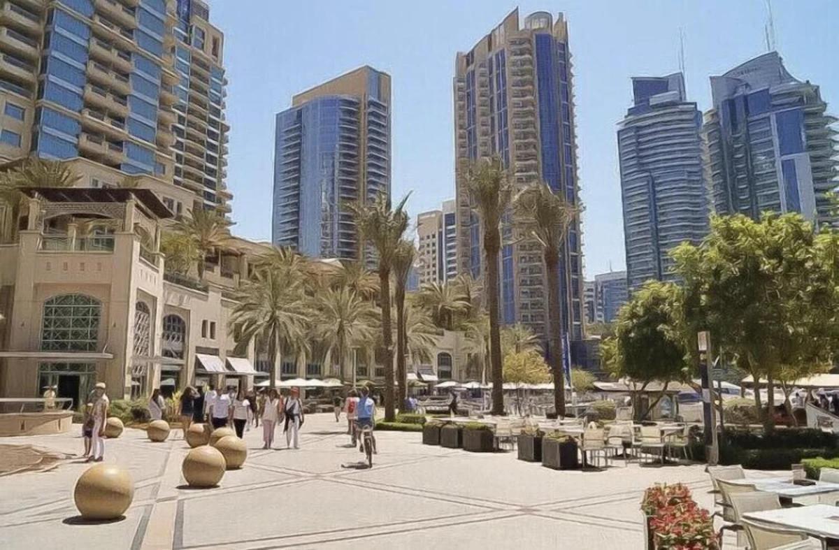 Luxury Apartments In Dubai Marina Esterno foto